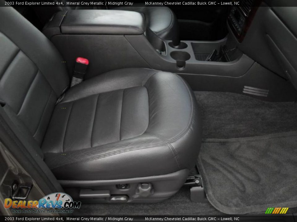 2003 Ford Explorer Limited 4x4 Mineral Grey Metallic / Midnight Gray Photo #22