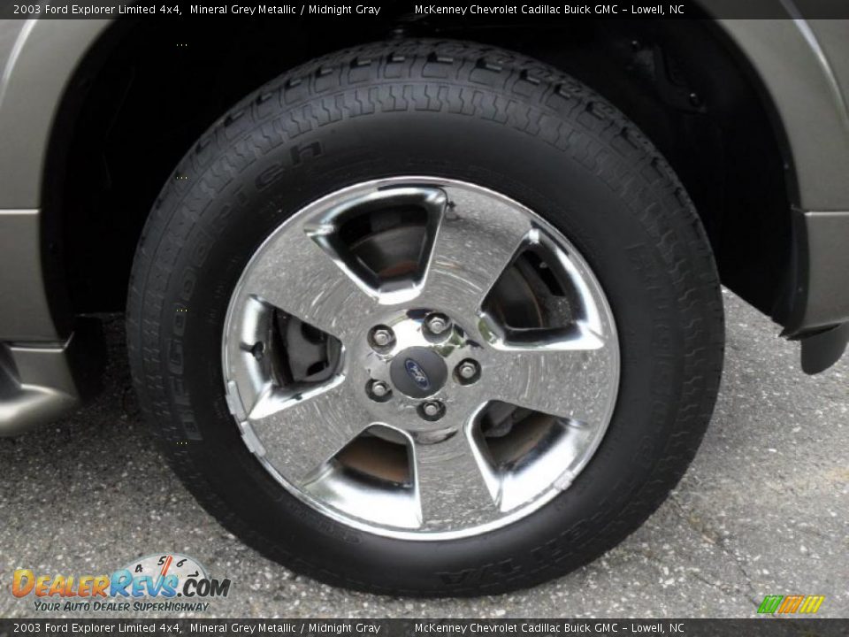 2003 Ford Explorer Limited 4x4 Mineral Grey Metallic / Midnight Gray Photo #27