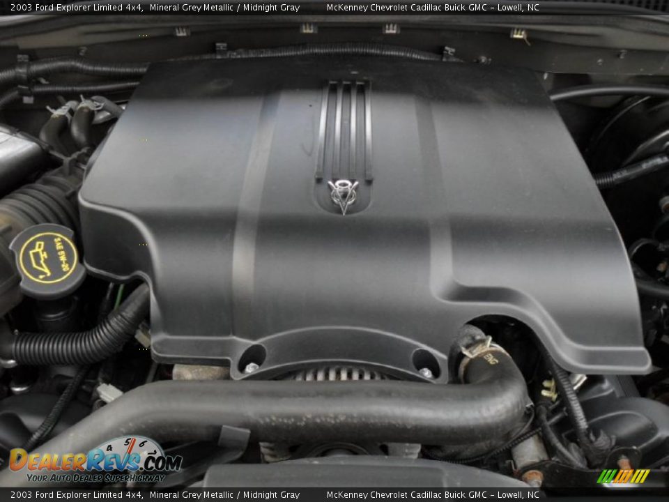 2003 Ford Explorer Limited 4x4 Mineral Grey Metallic / Midnight Gray Photo #28