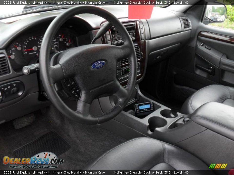 Midnight Gray Interior - 2003 Ford Explorer Limited 4x4 Photo #29