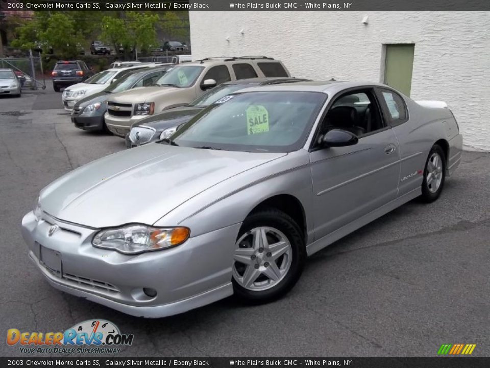 2003 Chevrolet Monte Carlo SS Galaxy Silver Metallic / Ebony Black Photo #1