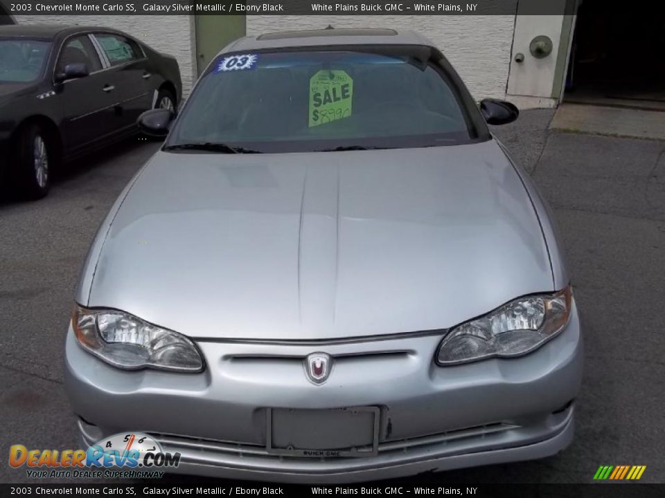 2003 Chevrolet Monte Carlo SS Galaxy Silver Metallic / Ebony Black Photo #3