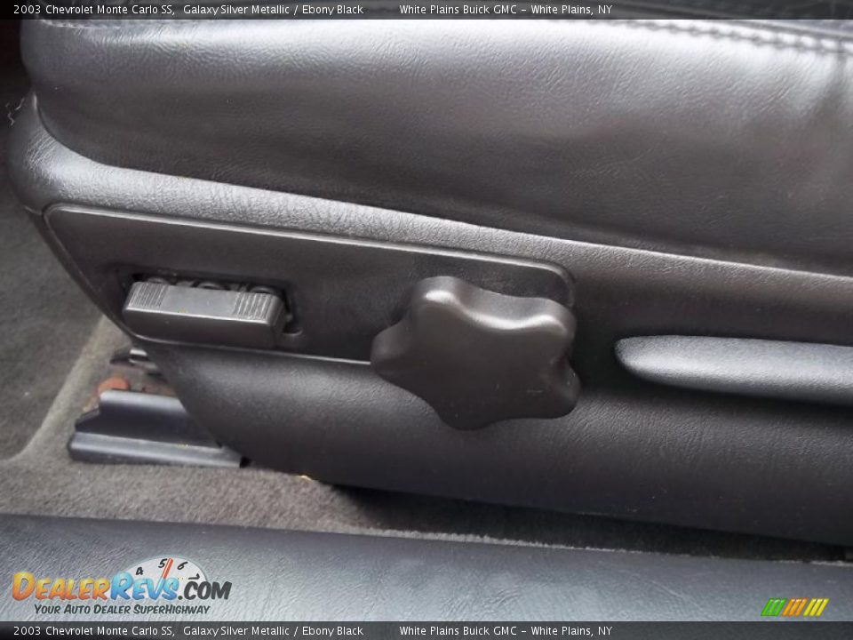 2003 Chevrolet Monte Carlo SS Galaxy Silver Metallic / Ebony Black Photo #10