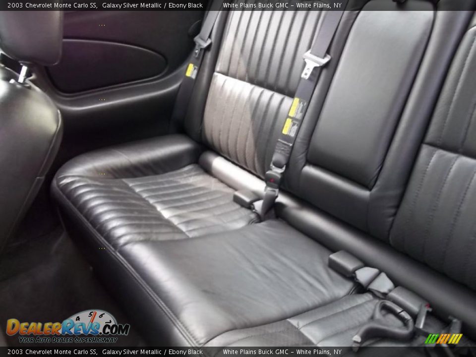 Ebony Black Interior - 2003 Chevrolet Monte Carlo SS Photo #16