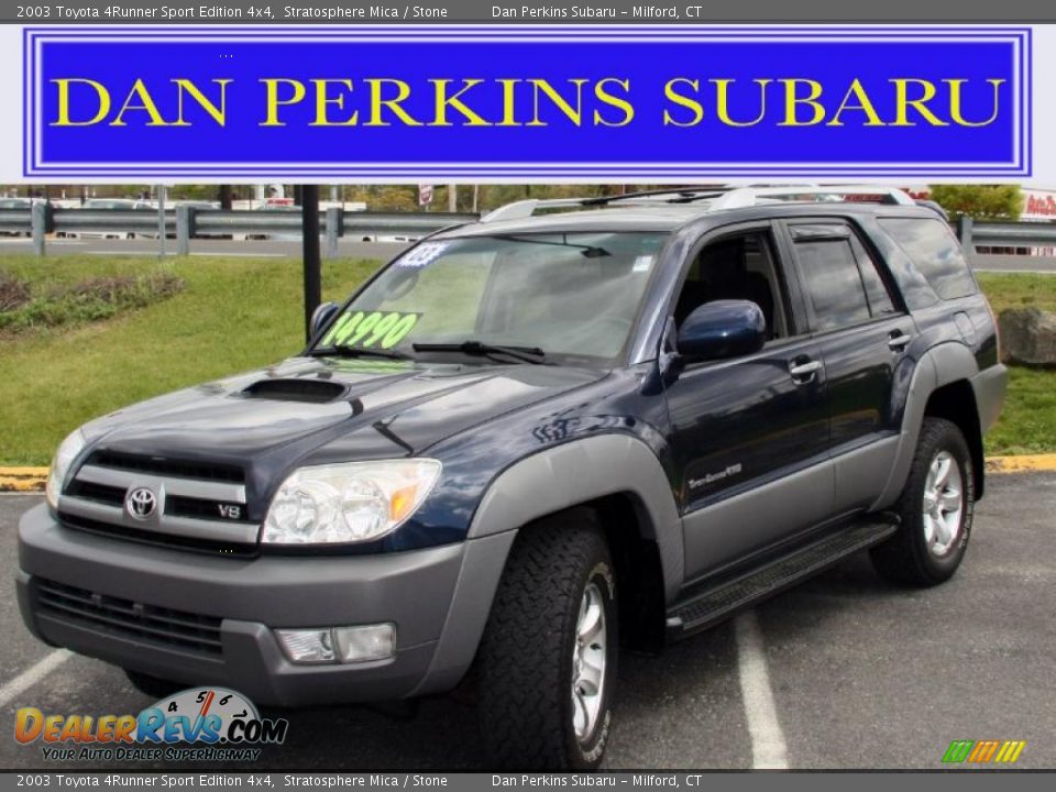 2003 Toyota 4Runner Sport Edition 4x4 Stratosphere Mica / Stone Photo #1