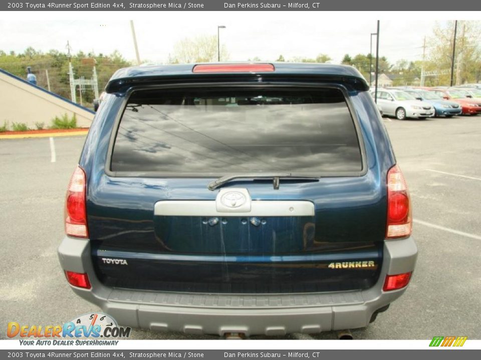 2003 Toyota 4Runner Sport Edition 4x4 Stratosphere Mica / Stone Photo #6