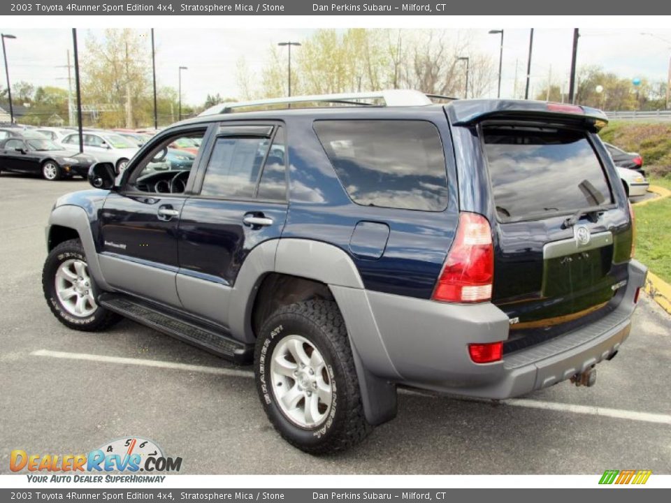 2003 Toyota 4Runner Sport Edition 4x4 Stratosphere Mica / Stone Photo #9