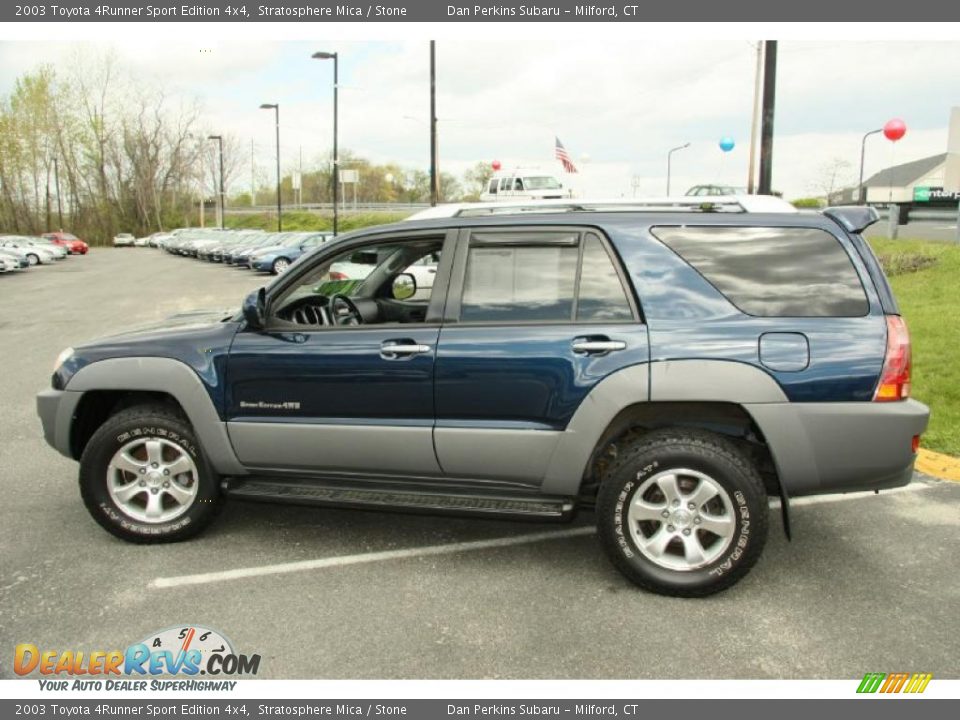 2003 Toyota 4Runner Sport Edition 4x4 Stratosphere Mica / Stone Photo #10