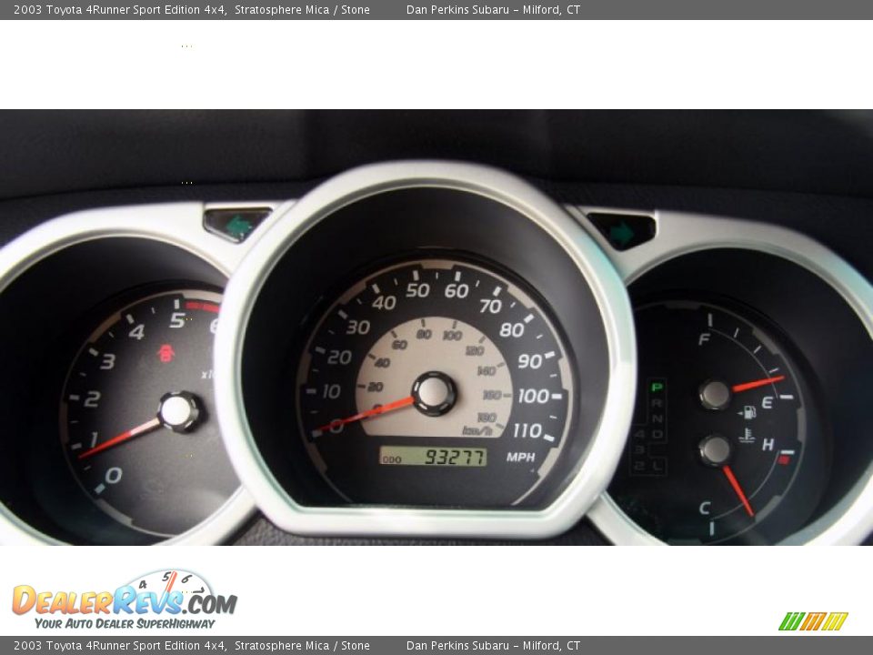 2003 Toyota 4Runner Sport Edition 4x4 Gauges Photo #24