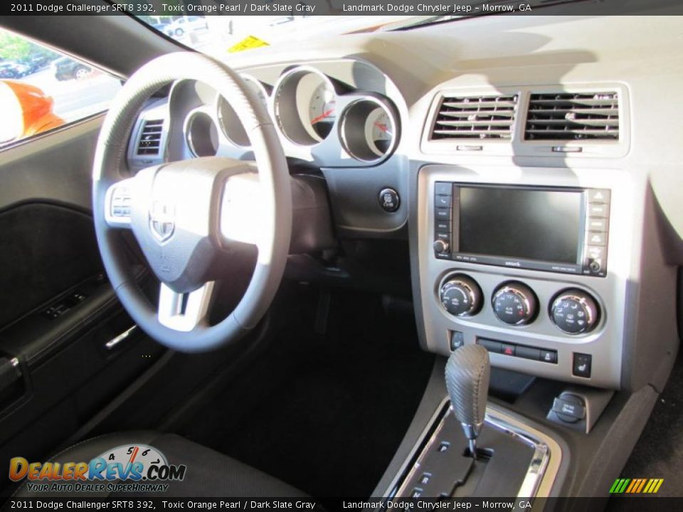 2011 Dodge Challenger SRT8 392 Toxic Orange Pearl / Dark Slate Gray Photo #9