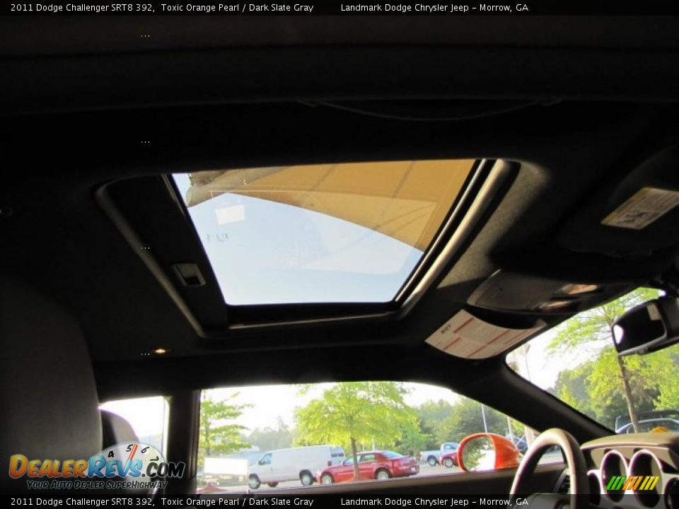2011 Dodge Challenger SRT8 392 Toxic Orange Pearl / Dark Slate Gray Photo #10