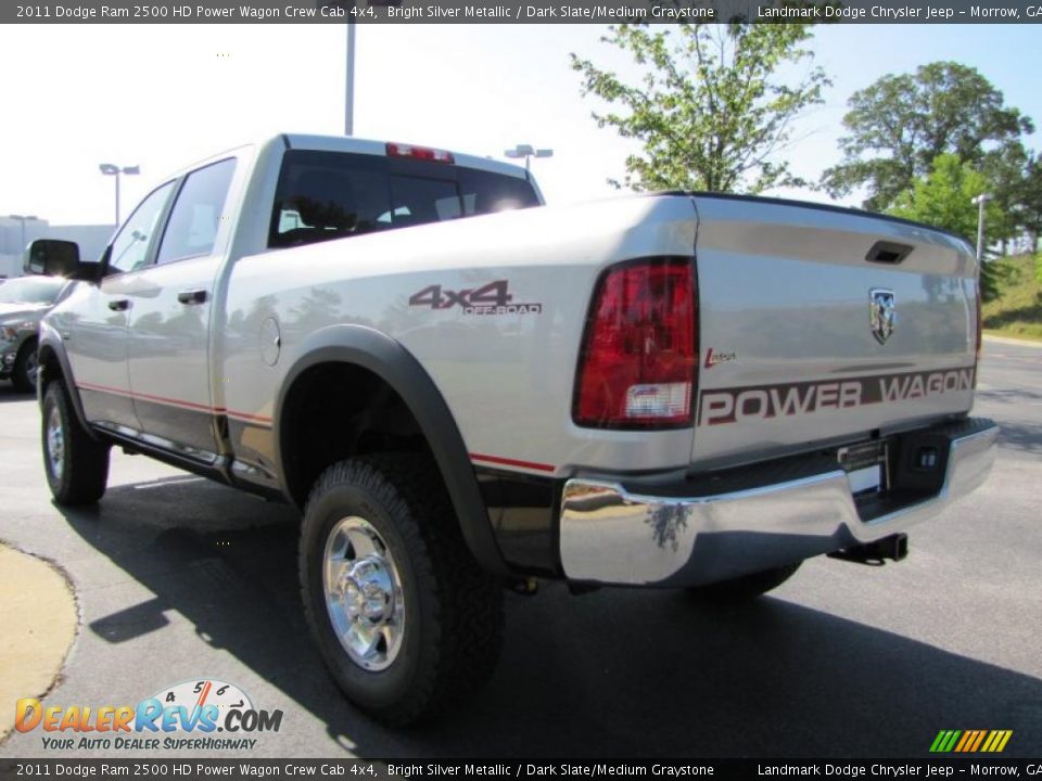 Bright Silver Metallic 2011 Dodge Ram 2500 HD Power Wagon Crew Cab 4x4 Photo #2