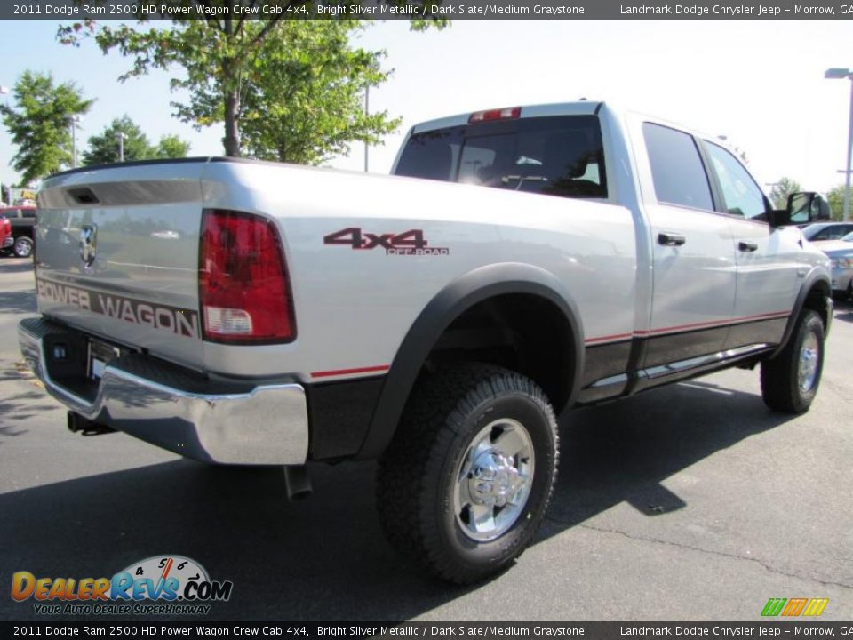 Bright Silver Metallic 2011 Dodge Ram 2500 HD Power Wagon Crew Cab 4x4 Photo #3
