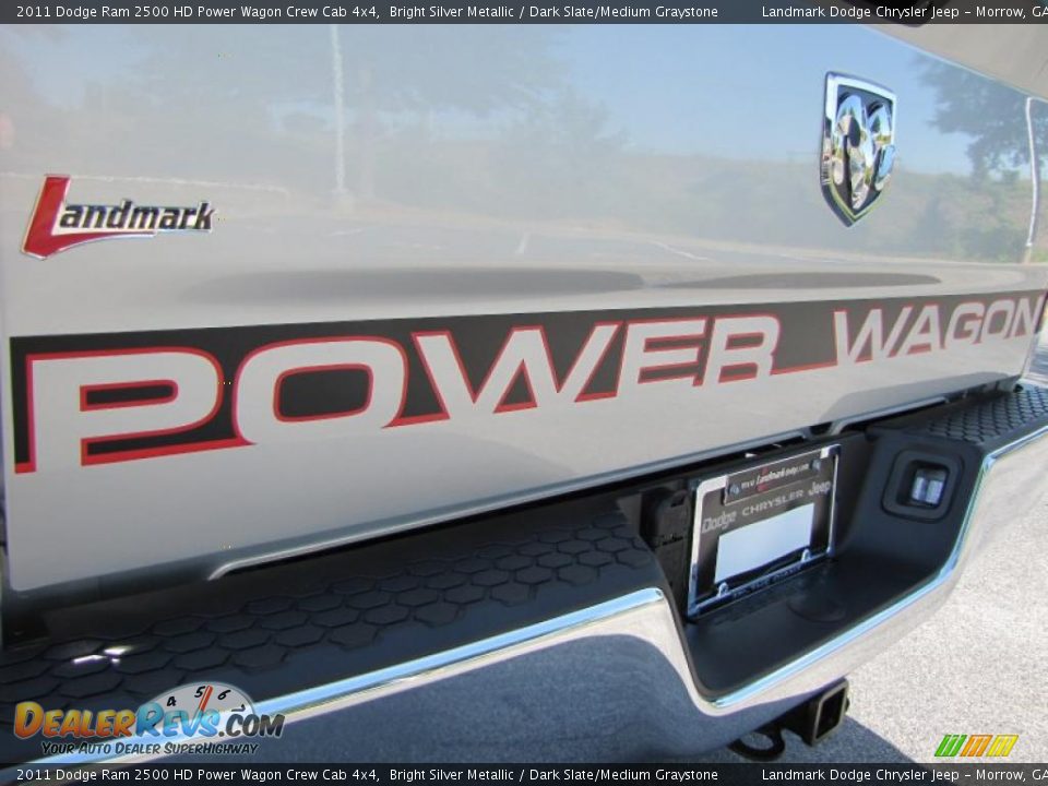 2011 Dodge Ram 2500 HD Power Wagon Crew Cab 4x4 Bright Silver Metallic / Dark Slate/Medium Graystone Photo #9