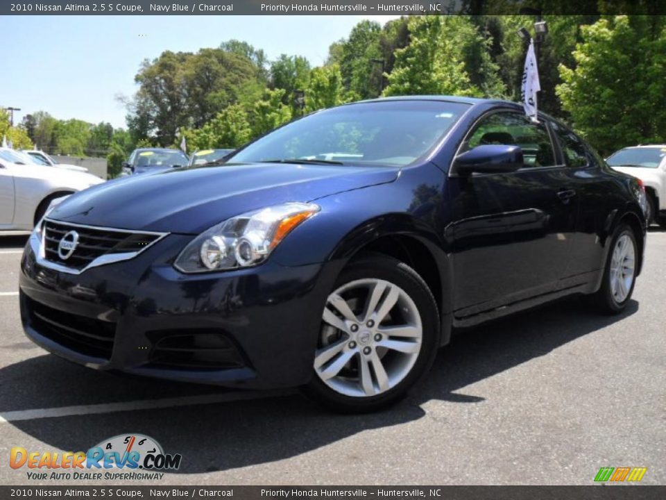 2010 Nissan Altima 2.5 S Coupe Navy Blue / Charcoal Photo #1