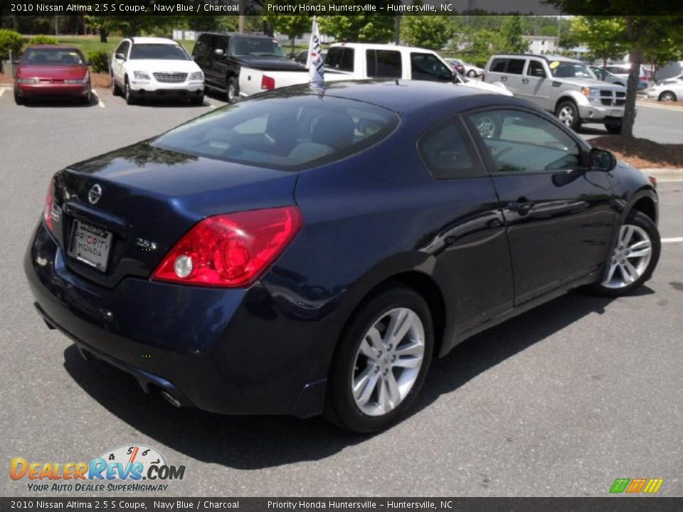2010 Nissan Altima 2.5 S Coupe Navy Blue / Charcoal Photo #4