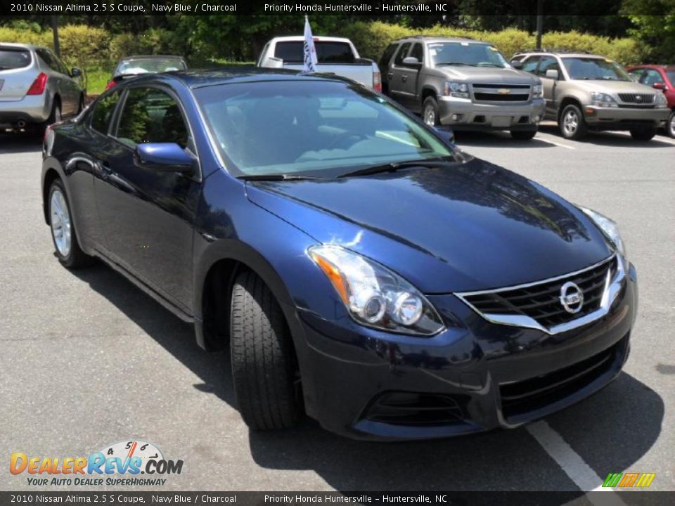2010 Nissan Altima 2.5 S Coupe Navy Blue / Charcoal Photo #5