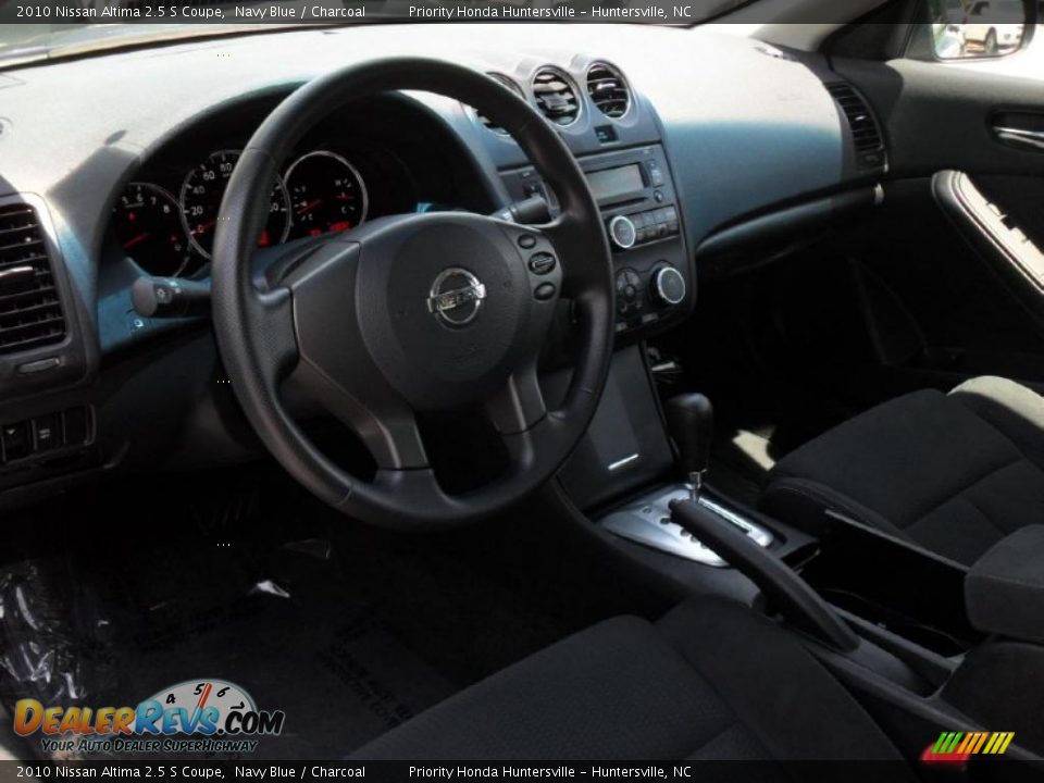 2010 Nissan Altima 2.5 S Coupe Navy Blue / Charcoal Photo #22