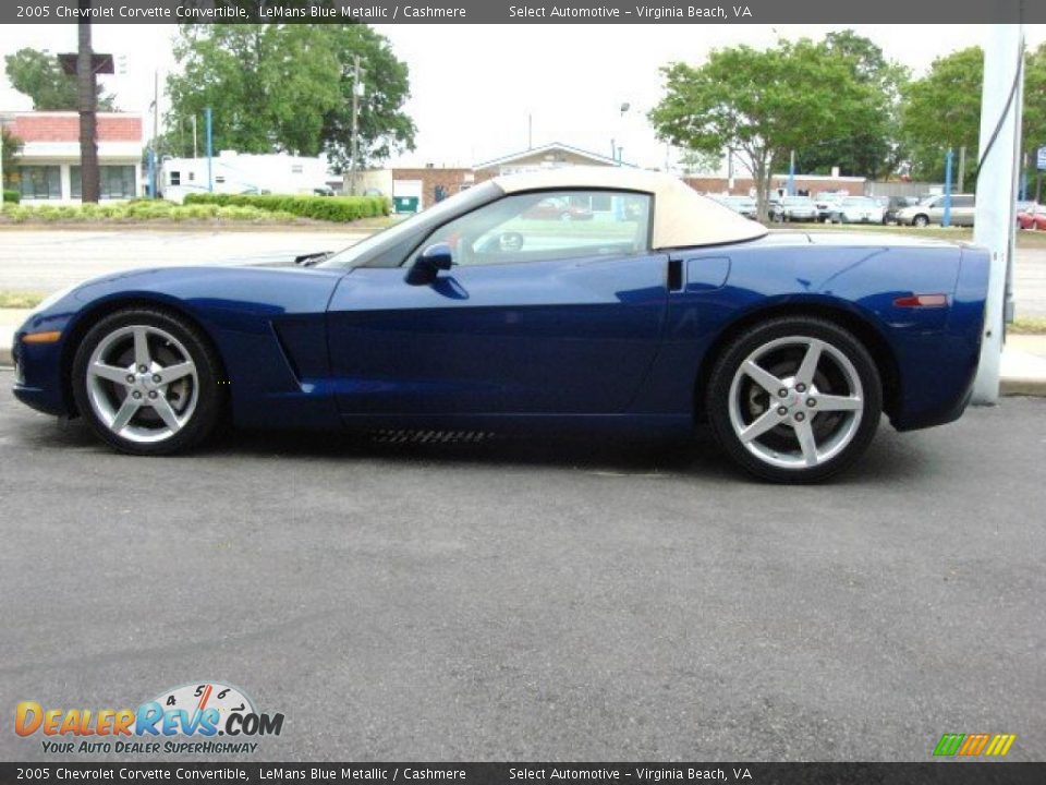 LeMans Blue Metallic 2005 Chevrolet Corvette Convertible Photo #3