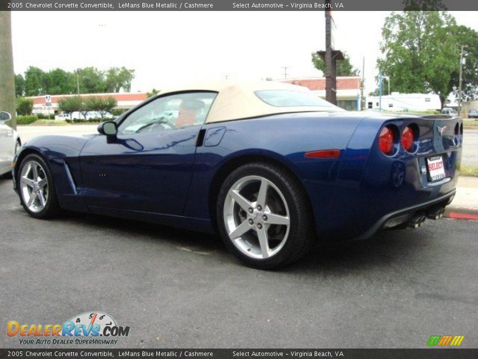 2005 Chevrolet Corvette Convertible LeMans Blue Metallic / Cashmere Photo #4