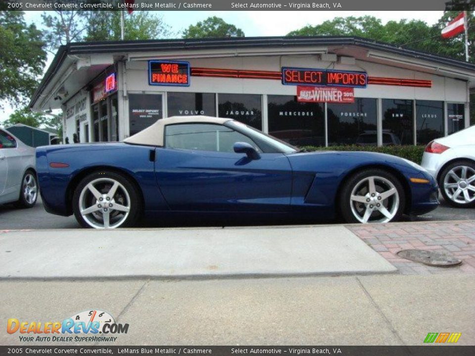 2005 Chevrolet Corvette Convertible LeMans Blue Metallic / Cashmere Photo #5