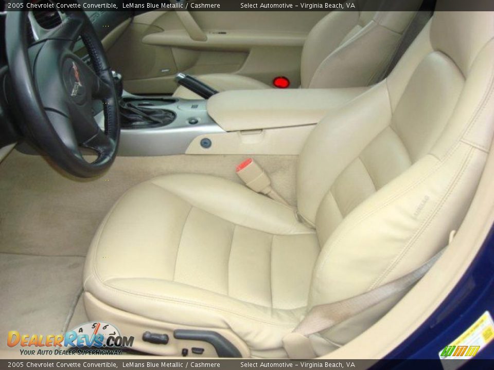 Cashmere Interior - 2005 Chevrolet Corvette Convertible Photo #7