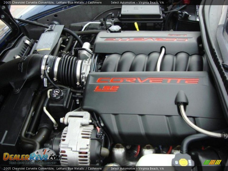 2005 Chevrolet Corvette Convertible 6.0 Liter OHV 16-Valve LS2 V8 Engine Photo #18