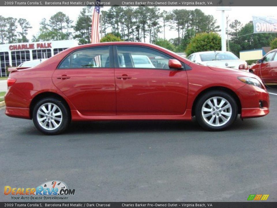 2009 toyota corolla s red #3