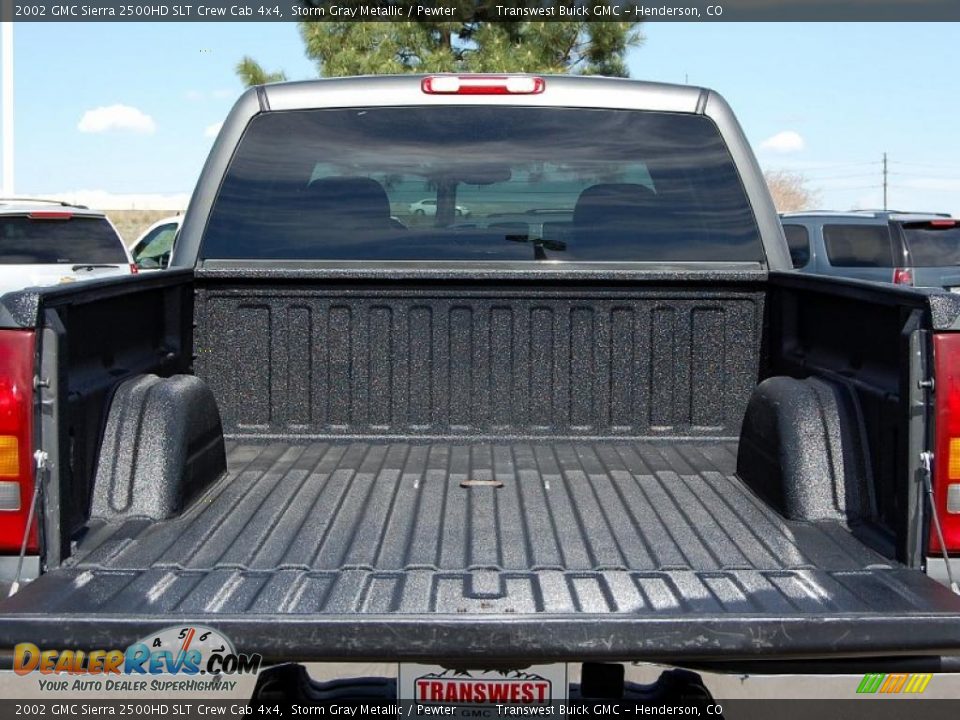 2002 GMC Sierra 2500HD SLT Crew Cab 4x4 Storm Gray Metallic / Pewter Photo #12