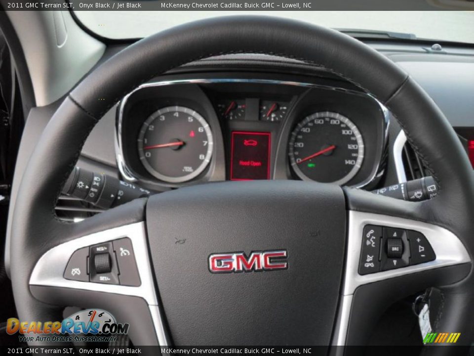 2011 GMC Terrain SLT Onyx Black / Jet Black Photo #12