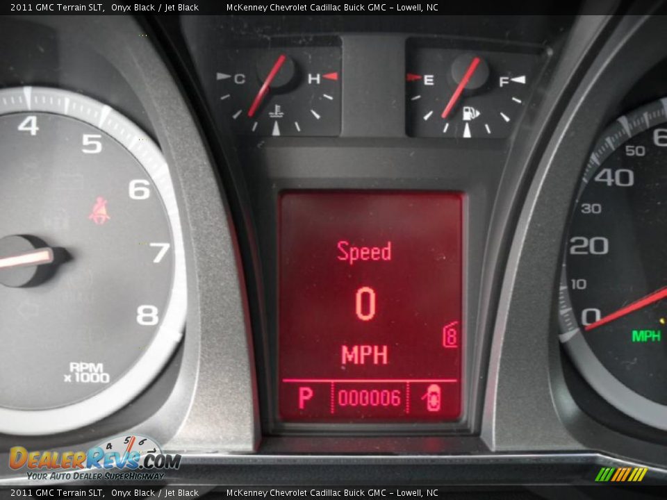 2011 GMC Terrain SLT Onyx Black / Jet Black Photo #13