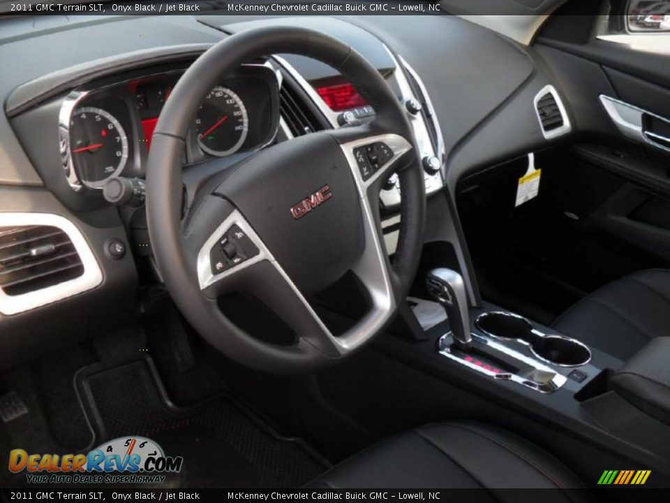 2011 GMC Terrain SLT Onyx Black / Jet Black Photo #25