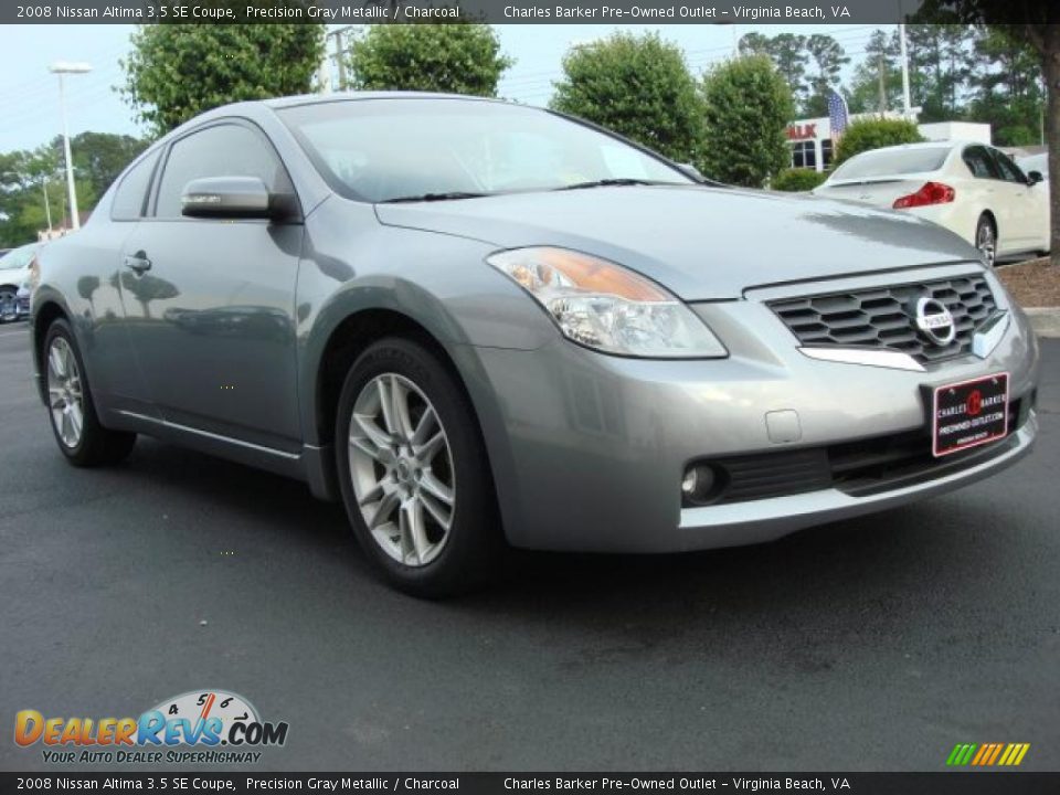 2008 Nissan Altima 3.5 SE Coupe Precision Gray Metallic / Charcoal Photo #1
