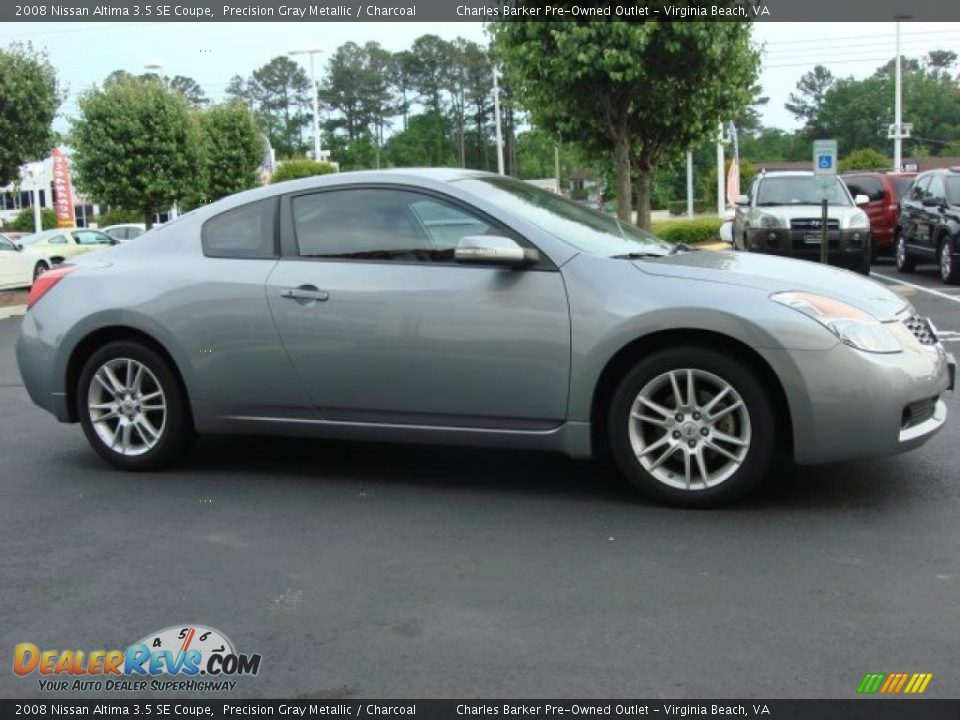 2008 Nissan Altima 3.5 SE Coupe Precision Gray Metallic / Charcoal Photo #2