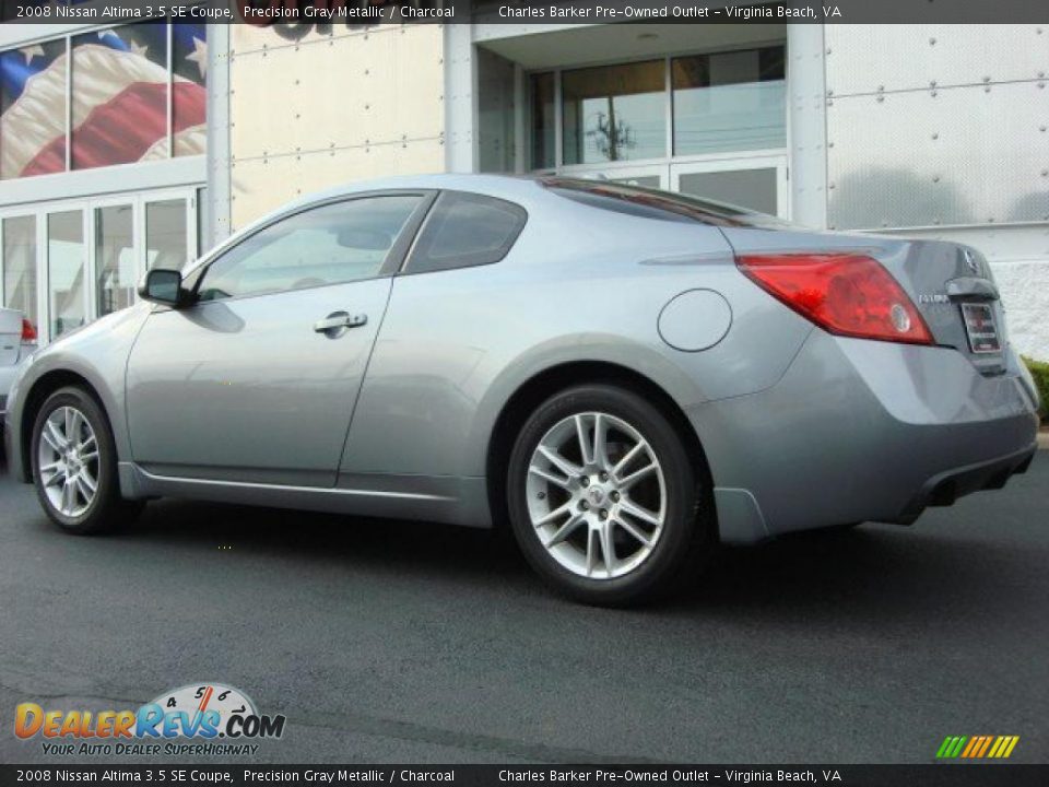 2008 Nissan Altima 3.5 SE Coupe Precision Gray Metallic / Charcoal Photo #5