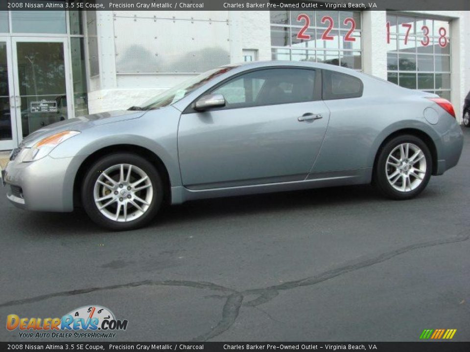 2008 Nissan Altima 3.5 SE Coupe Precision Gray Metallic / Charcoal Photo #6