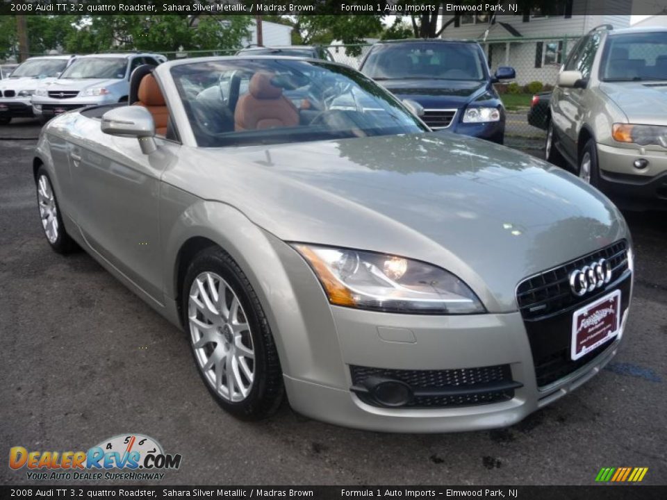 Sahara Silver Metallic 2008 Audi TT 3.2 quattro Roadster Photo #1