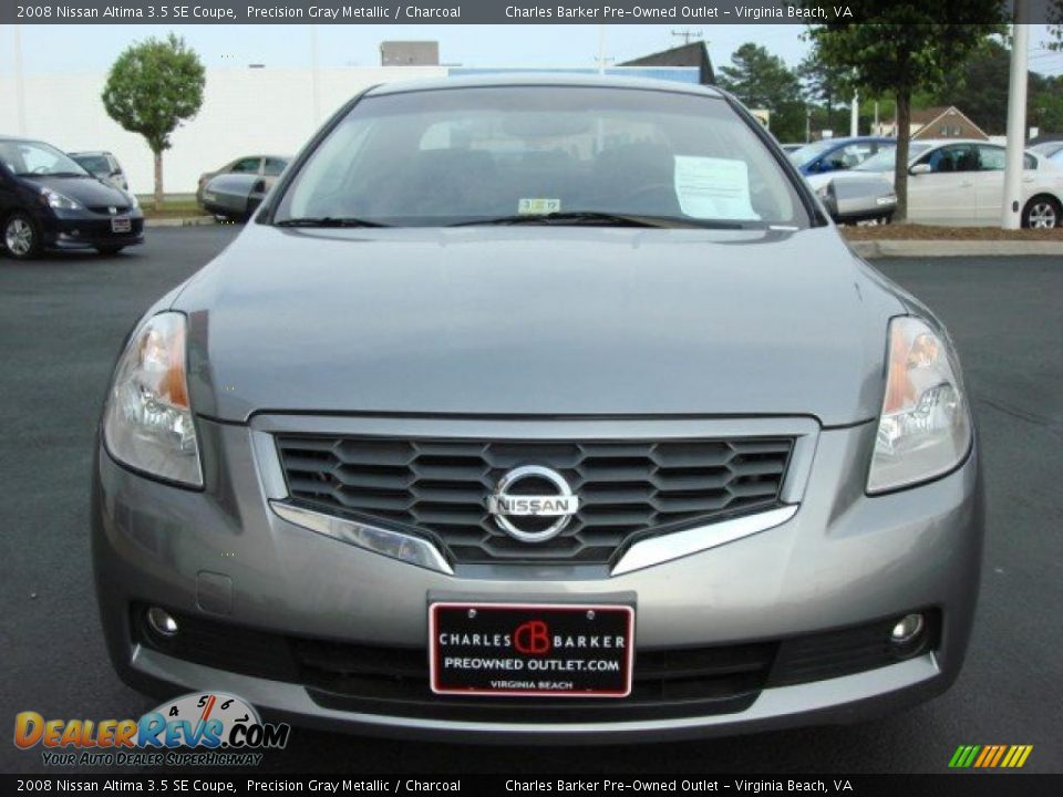 2008 Nissan Altima 3.5 SE Coupe Precision Gray Metallic / Charcoal Photo #8