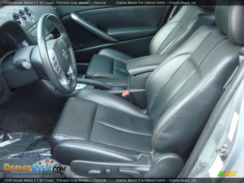 2008 Nissan Altima 3.5 SE Coupe Precision Gray Metallic / Charcoal Photo #9