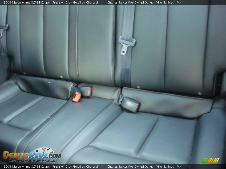 2008 Nissan Altima 3.5 SE Coupe Precision Gray Metallic / Charcoal Photo #10