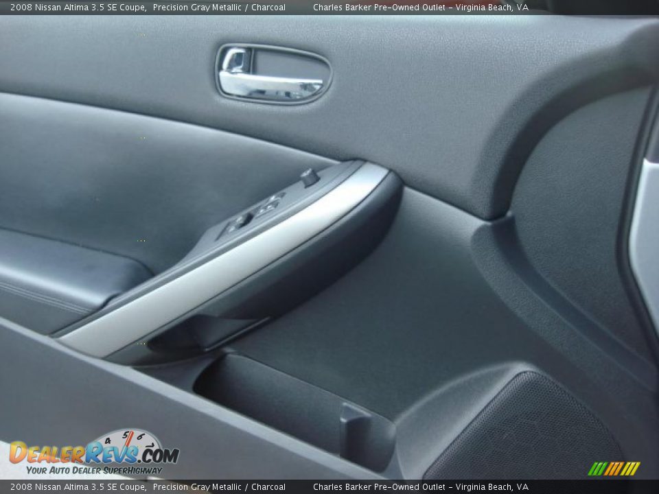 2008 Nissan Altima 3.5 SE Coupe Precision Gray Metallic / Charcoal Photo #12