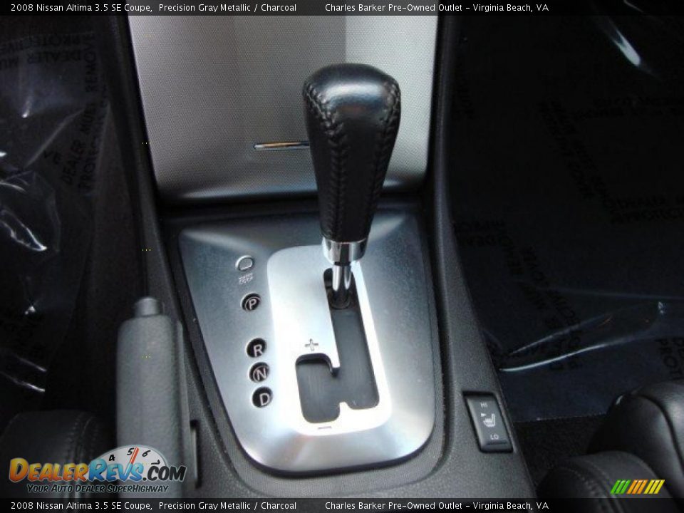 2008 Nissan Altima 3.5 SE Coupe Precision Gray Metallic / Charcoal Photo #17
