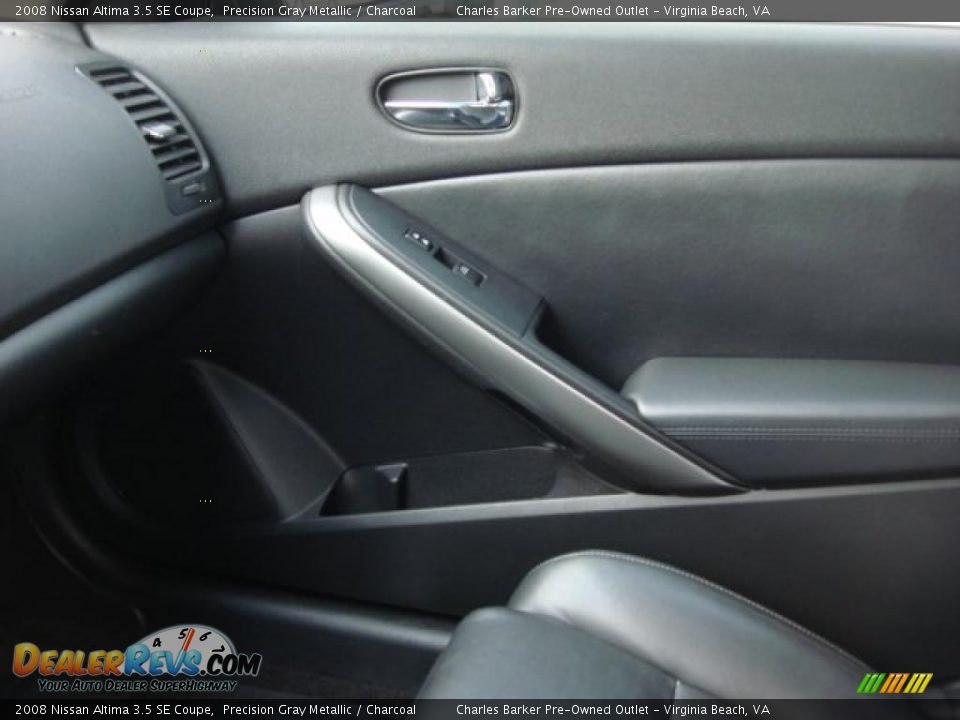 2008 Nissan Altima 3.5 SE Coupe Precision Gray Metallic / Charcoal Photo #18