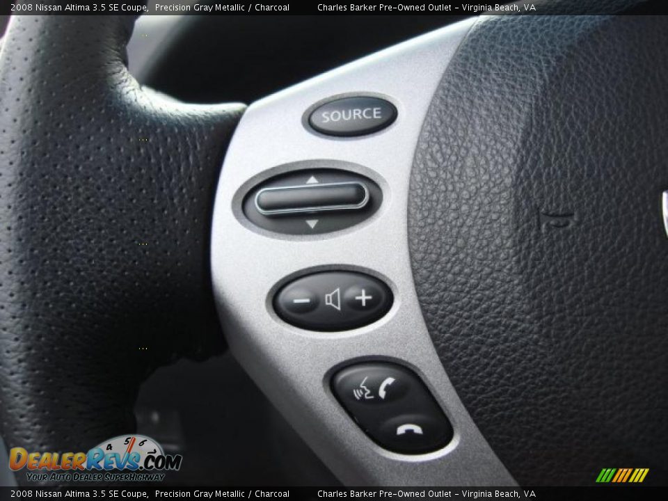 2008 Nissan Altima 3.5 SE Coupe Precision Gray Metallic / Charcoal Photo #19
