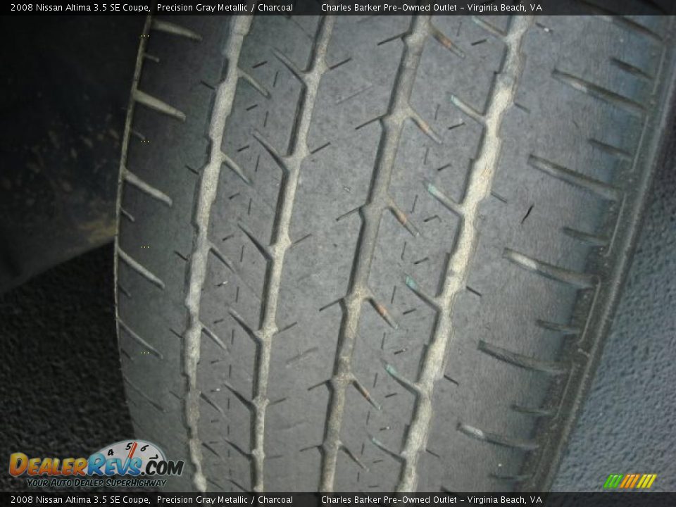 2008 Nissan Altima 3.5 SE Coupe Precision Gray Metallic / Charcoal Photo #22