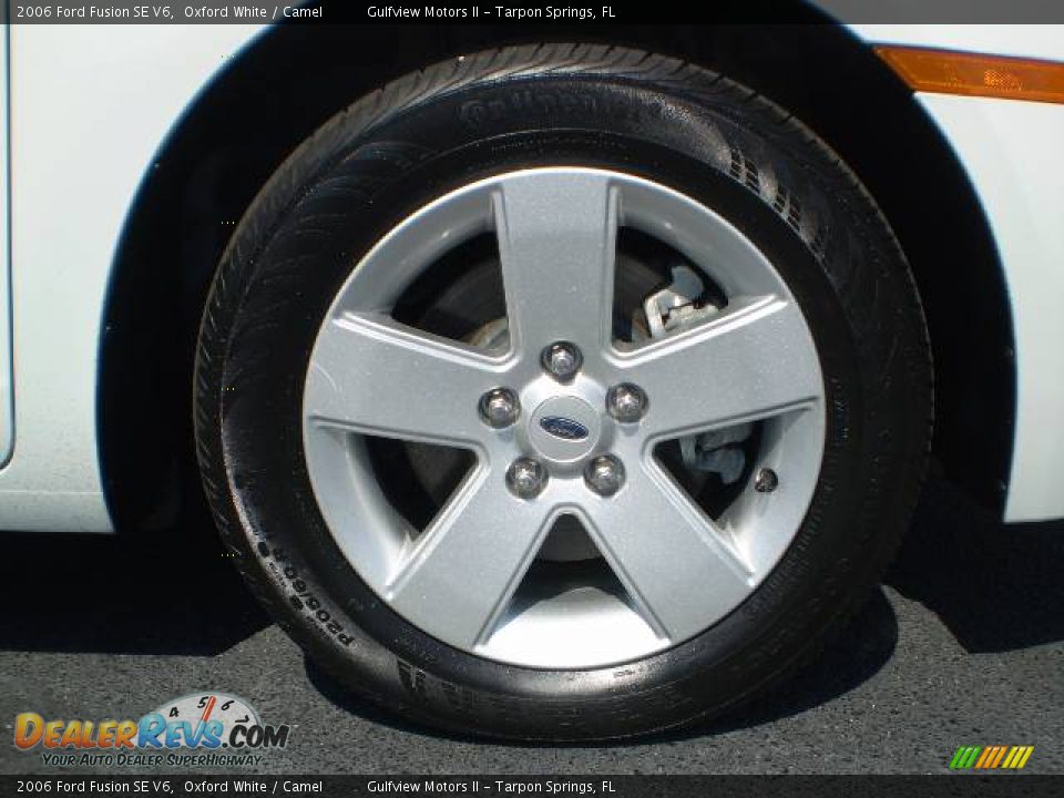 2006 Ford Fusion SE V6 Oxford White / Camel Photo #9