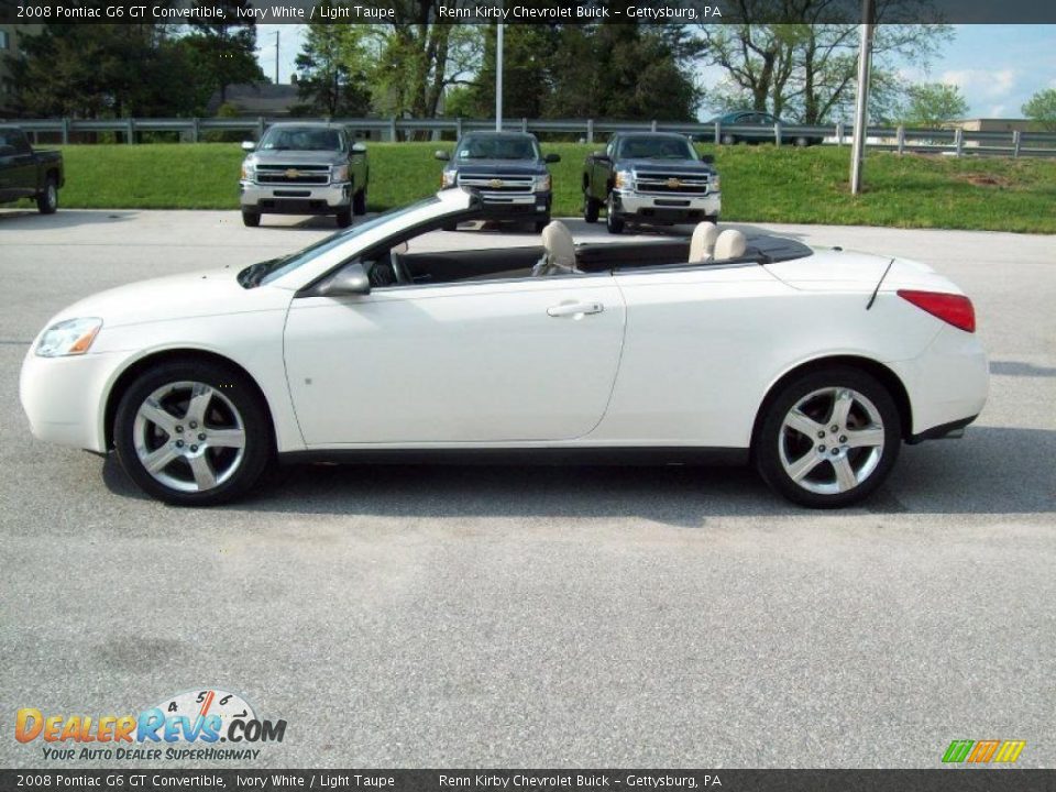 Ivory White 2008 Pontiac G6 GT Convertible Photo #17