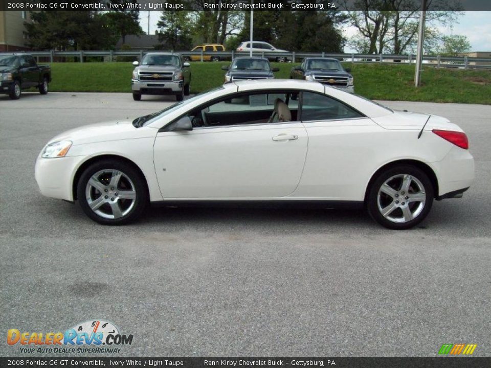 Ivory White 2008 Pontiac G6 GT Convertible Photo #20