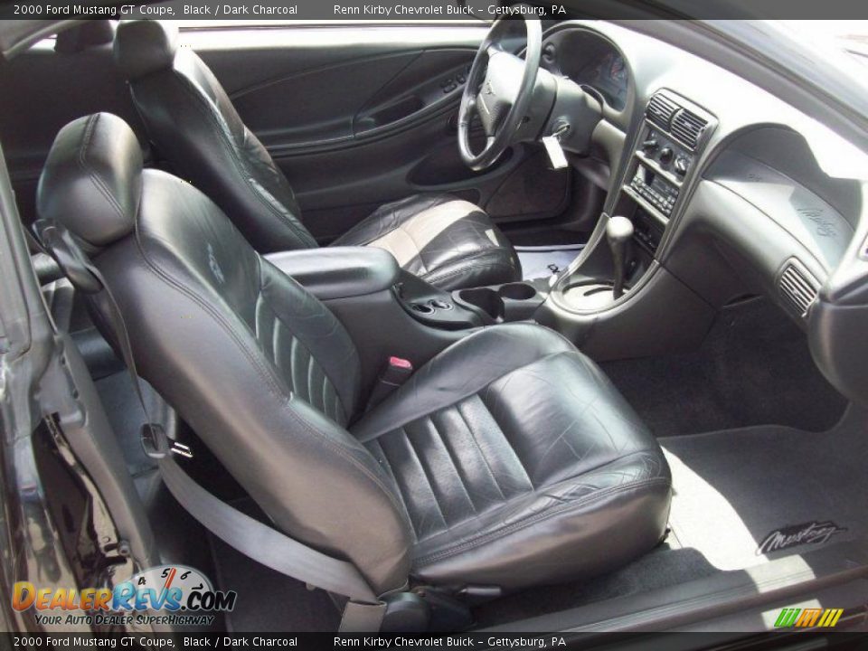 Dark Charcoal Interior - 2000 Ford Mustang GT Coupe Photo #5