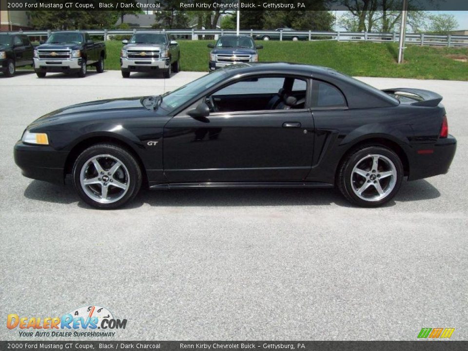 Black 2000 Ford Mustang GT Coupe Photo #12